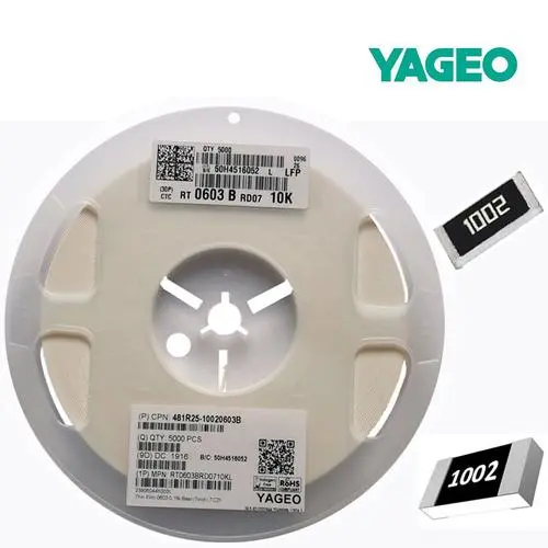 RC2512JK-071K5L | Yageo/Guoju SMD resistor 2512 1.5 Kohm ± 5% 1W