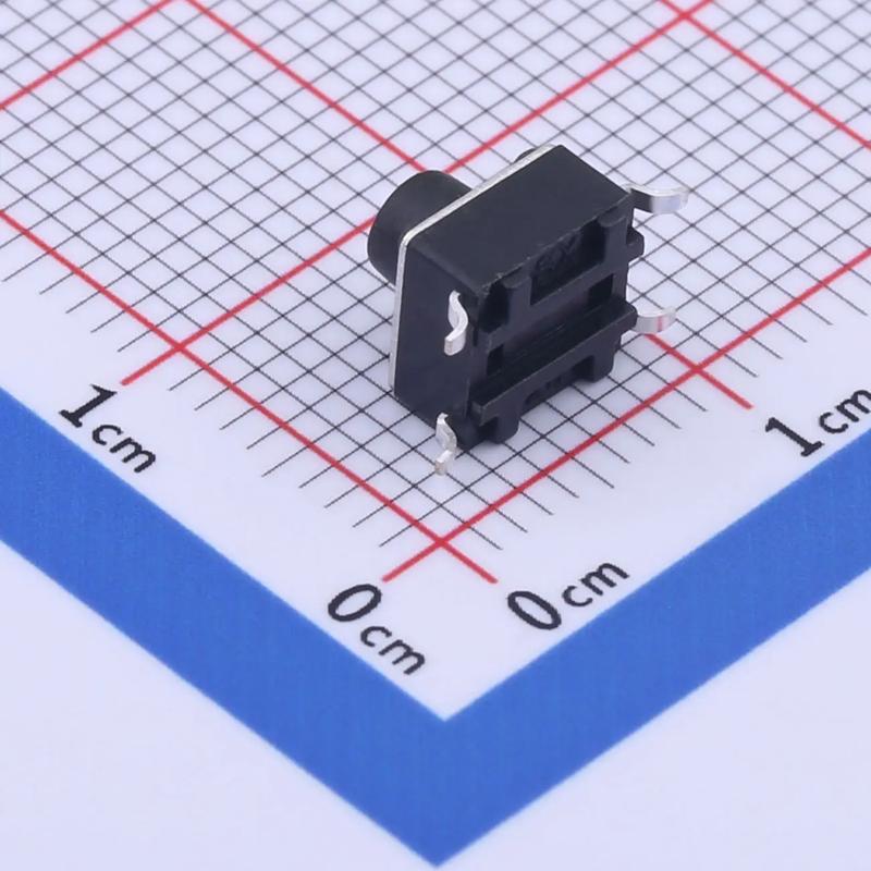6 * 6 * 4.3-15H90 ° straight foot bracket touch switch horizontal side press 6x6 center distance 4 non-standard tape