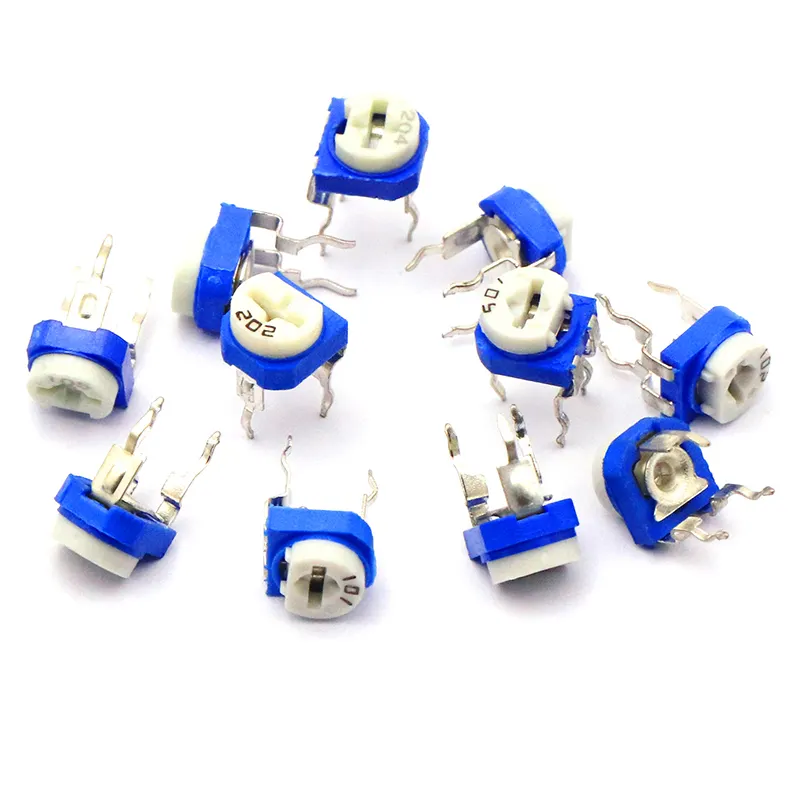 0932 potentiometer adjustable resistor speed control vertical 5K 10K 50 100K 3-pin long handle RV09 5-pin knob